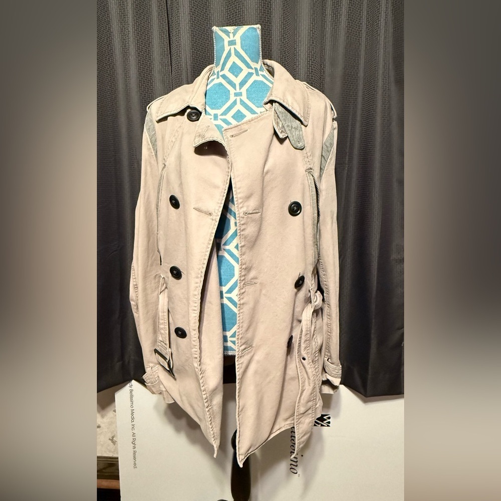 Diesel Jacket peacoat size L Gray 100% Cotton